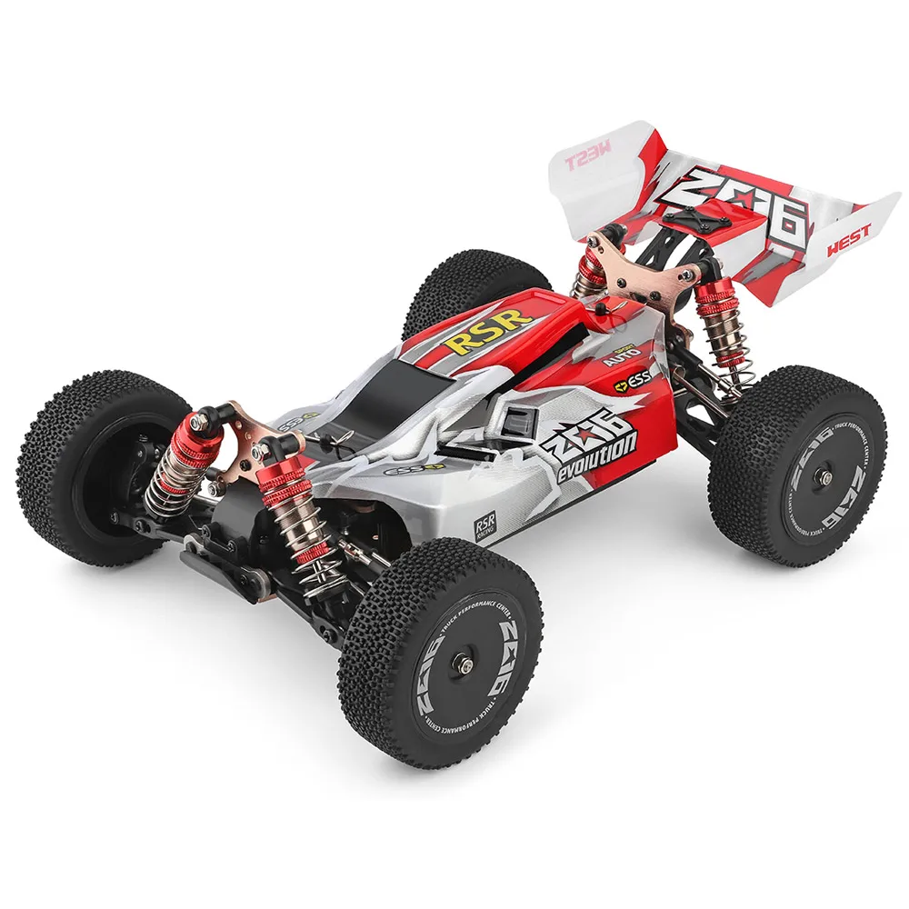 Wltoys 144001 Rc автомобиль 4WD сплав 60 км/ч высокоскоростной Радиоуправляемый багги хобби модель автомобиля