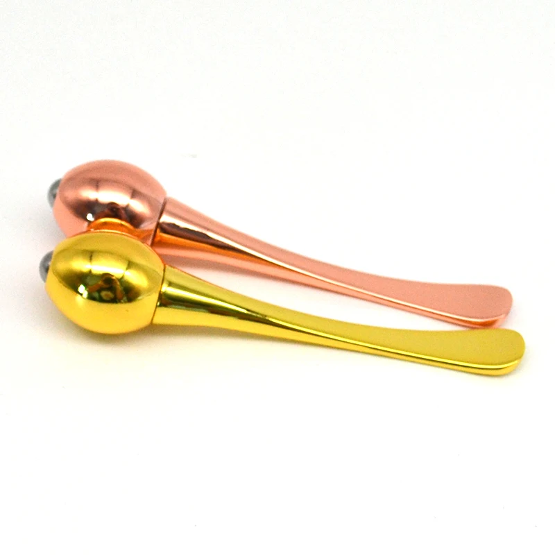 
Luxury eye cream stick customized color facial massage makeup spoon 