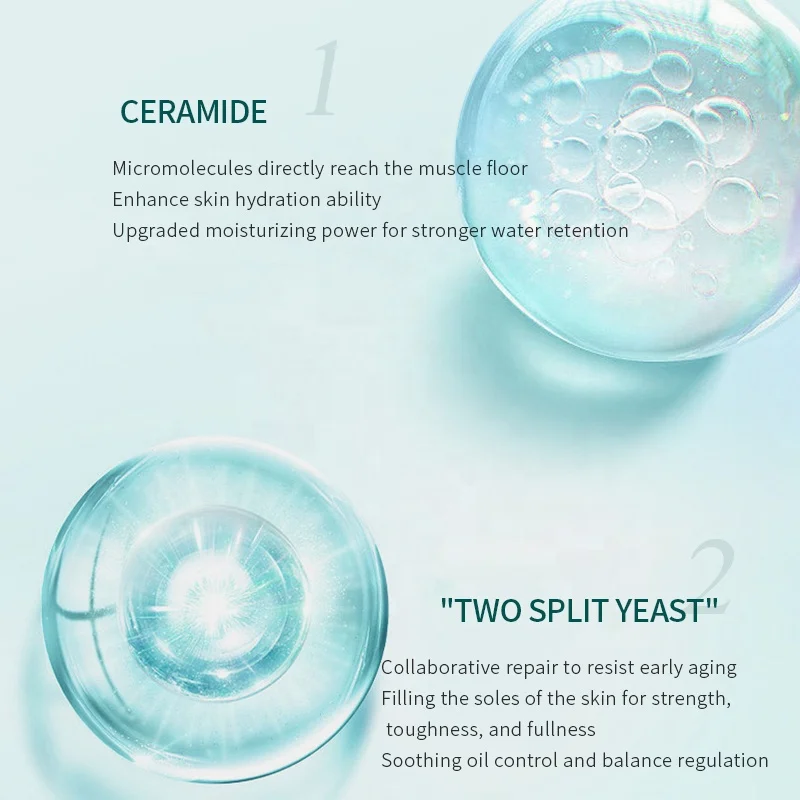 EYEARN Oil Control Hydrating Mask 10 Pack with Ceramide Bifid Yeast Hypoallergenic High Quality Cheap Daily Skin Care Mask Sheet