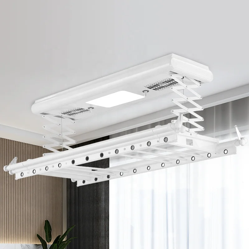 Electric Drying Rack Intelligent Voice Control Multi-Functional Household Balcony Electric Lift Drying Clothes Hange