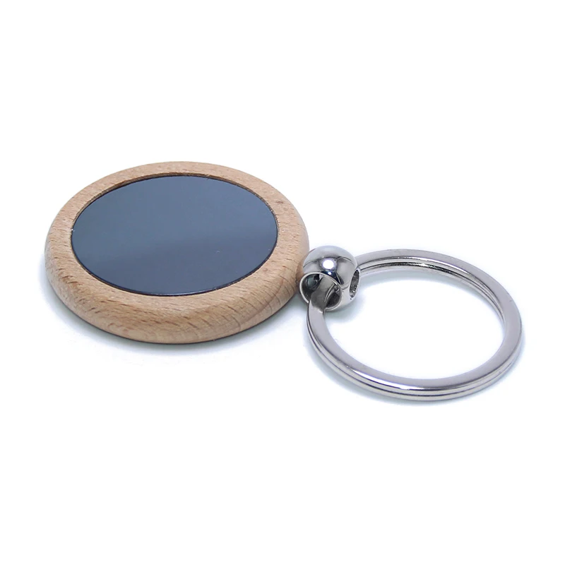 New Fashion Style Keychain Wood Cute GIft Souvenir Wholesale Promotional Keychain Blank Tag Custom Logo Factory Sale