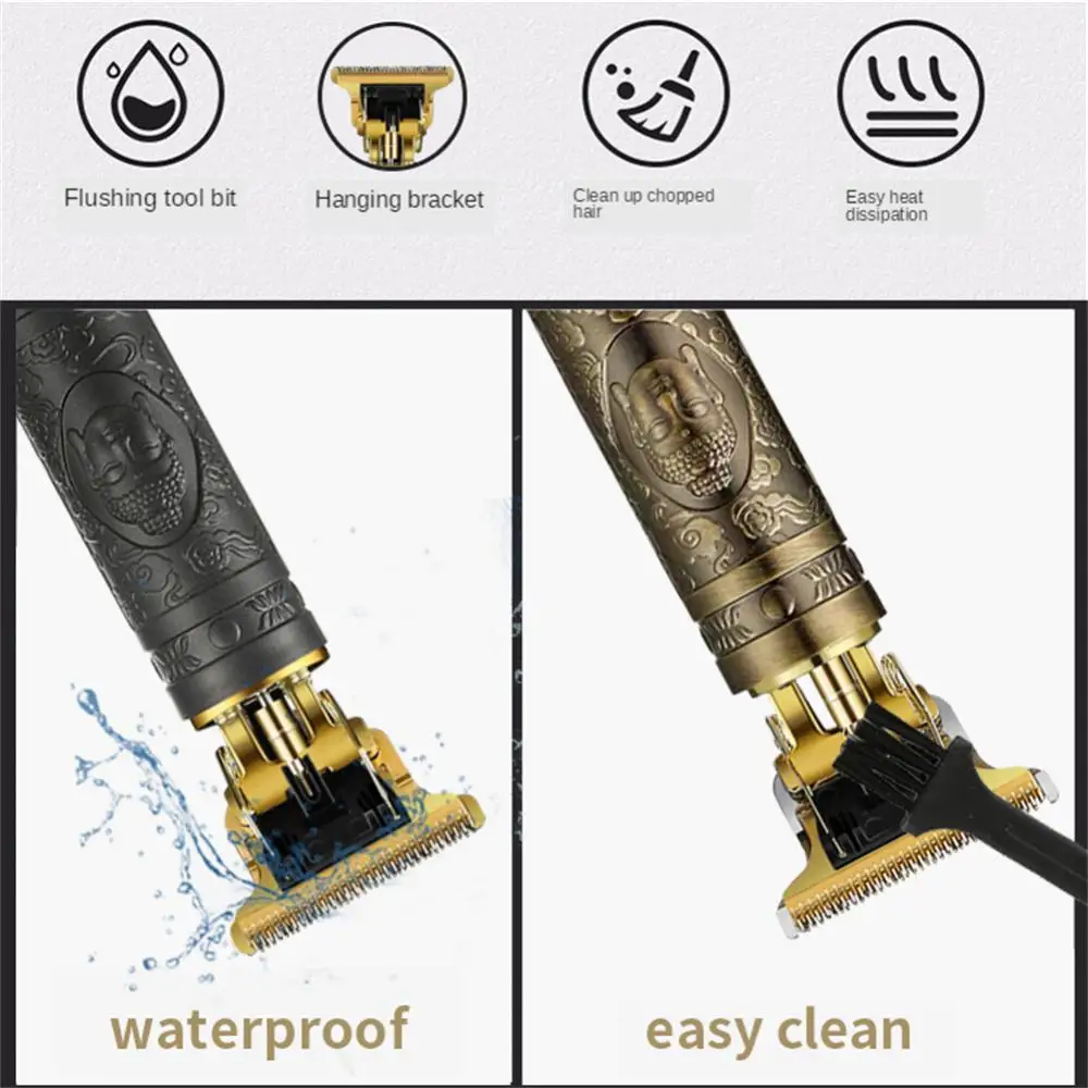 Electric Body Trimmer and Shaver for Men Groin Hair Trimmer Beard Trimmer with LED Indicator IPX5 Men Pubic Hair Shaver