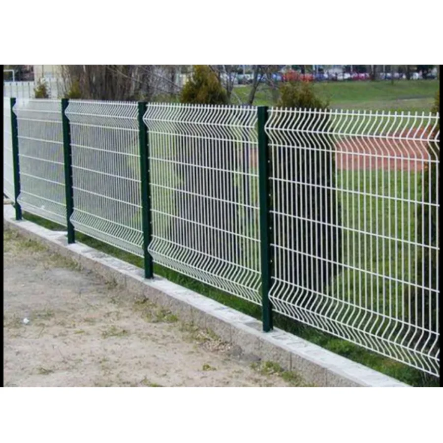 Outdoor Decorative Garden Security 3d Bending Security Fence Galvanized Fencing With Welded 3d Bending Fence Wire Mesh