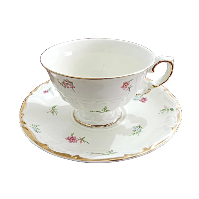 
High Quality Retro Tea Cups Vintage Chinese Porcelain Ceramic Tableware Banquet Event Party 