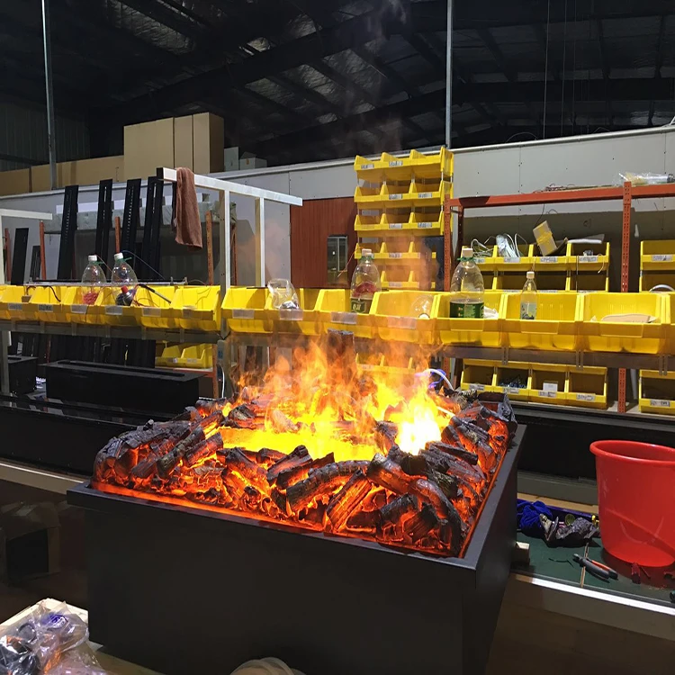 : China factory sales amazing 1040mm square 3D water vapor long time 10-14 hours viewing flame water steam vapor fireplace