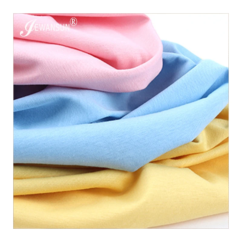 Manufacturers Order the Best Quality 32S Ice Oxygen bar Cotton Cotton Polyester Sweat Cloth Cool Knit Plain Combed Cotton Fabric
