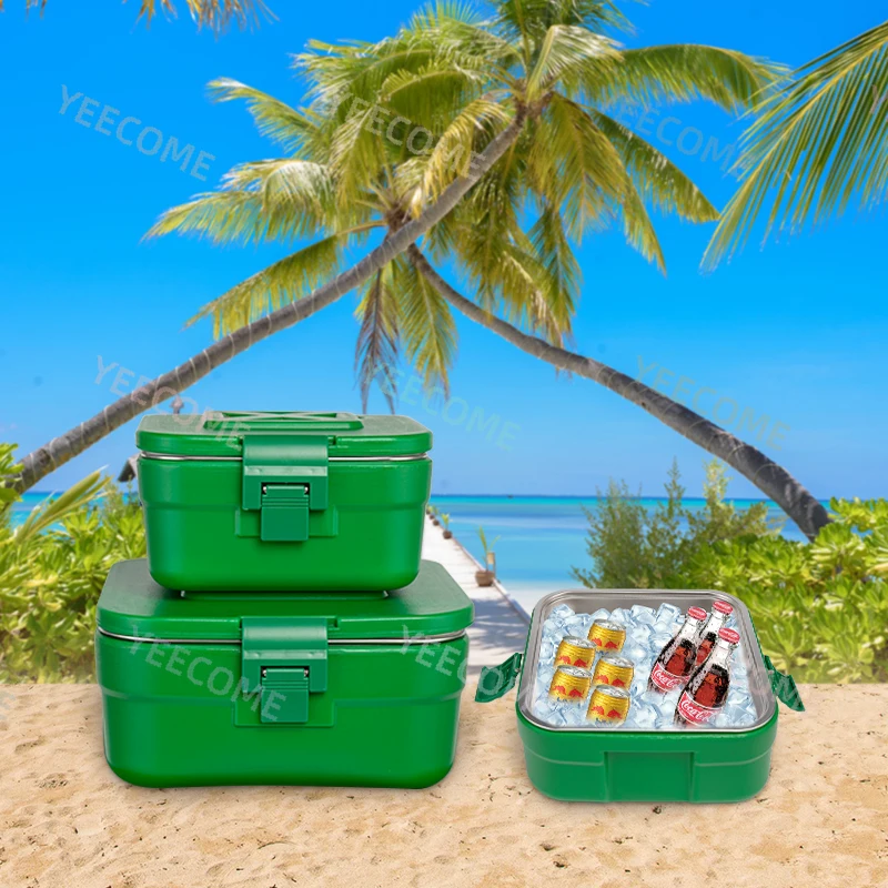 YJM2050 Capacity 2.5+5+10L Factory Hot Sale luxury food warmer set casserole set Insulation and cold  food warmer sets of 3