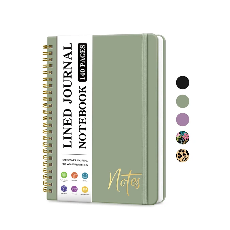 Customized Hardbound Notebooks B5 A5 A6 Pu Laser Engraved Logo Unique Diary Plan Notebook
