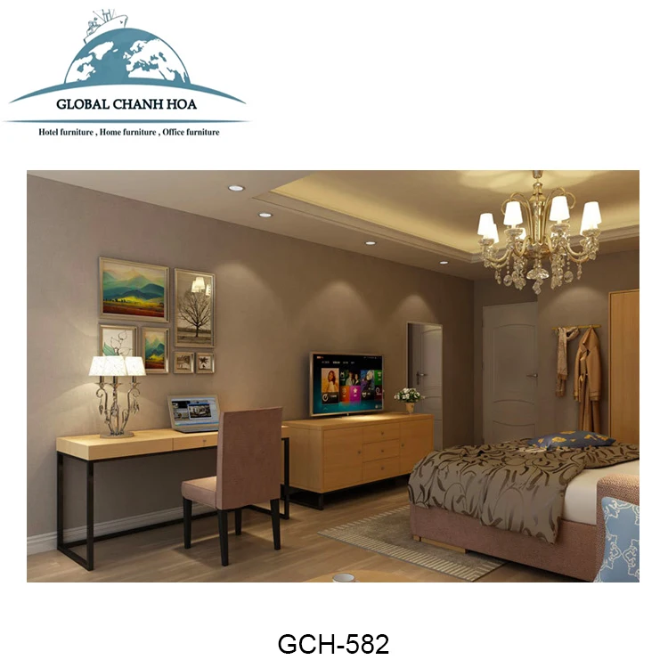  Отель гостевая комната мебель 4-5 Звездочный современной Sheraton стандартной гостиничной