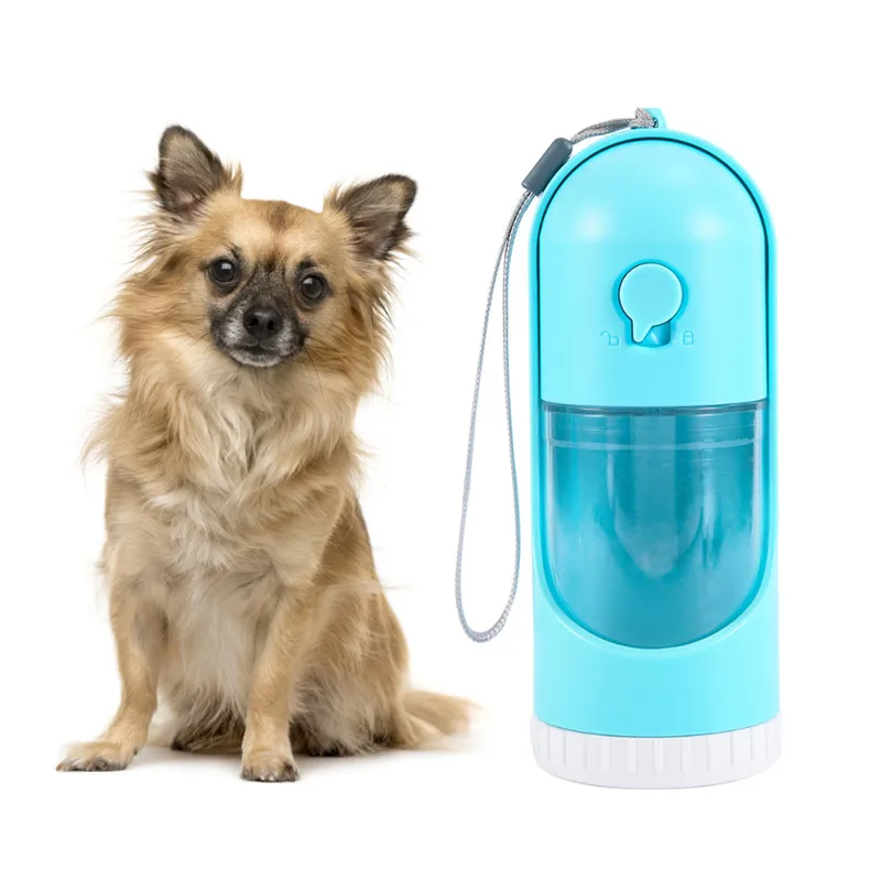 
Custom Made Dog Travel Water Bottle Portable Automatic Cat Pet Water Feeder Dog Outdoor Bottle 