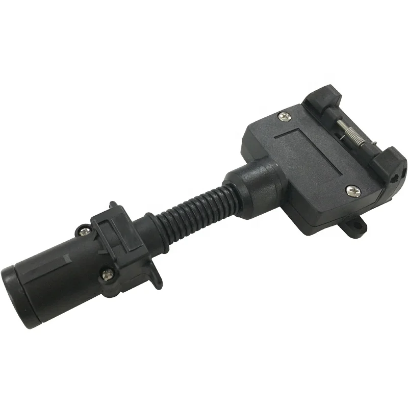  12V RV Plug грузовик прицеп адаптер Разъем 7P небольшие круглые пластиковые розетки