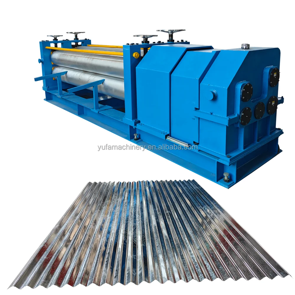 Hydraulic metal roof sheet cold steel barrel corrugated wall panel making machine