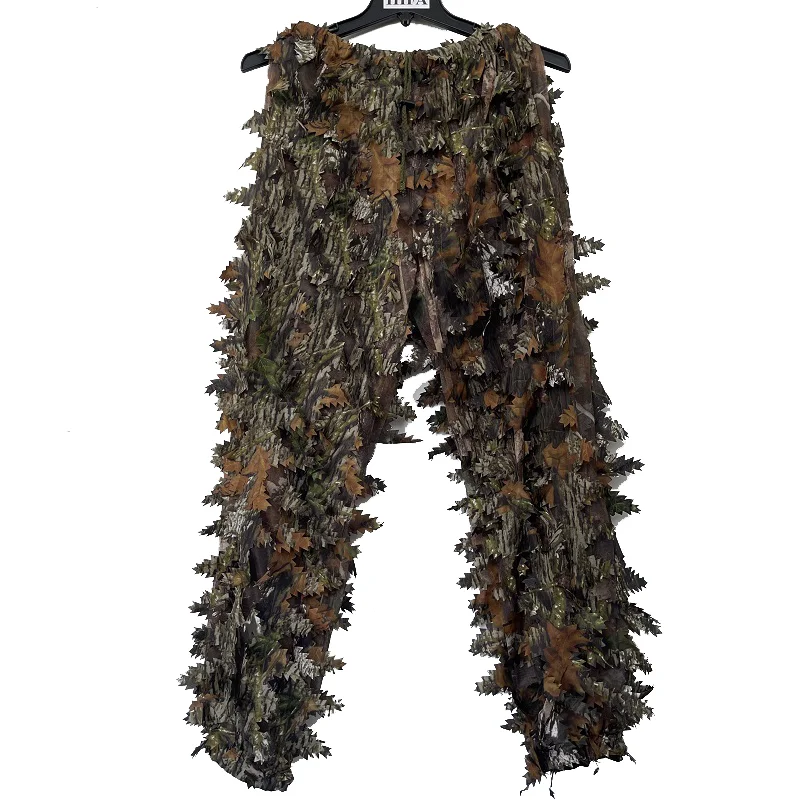 3D Leaf Gillette suit set, outdoor camouflage tactical camouflage gear, camouflage suit hunting clothing Gillette suit