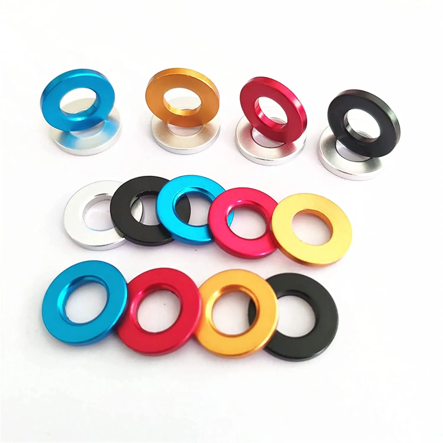 Aluminum Flat Washer Gasket Anodized Colorful Aluminum Plain Washer