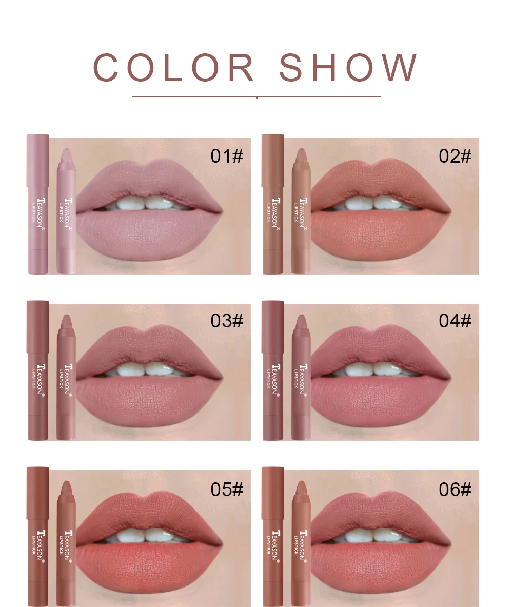 Private label can be customized Make-up 12 lipstick set matte mist female gift box vegetarian no