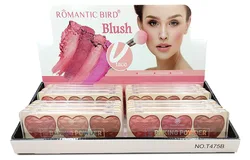 2022 hot selling three-color love highlight brightening blush rouge ROMANTIC BIRD new