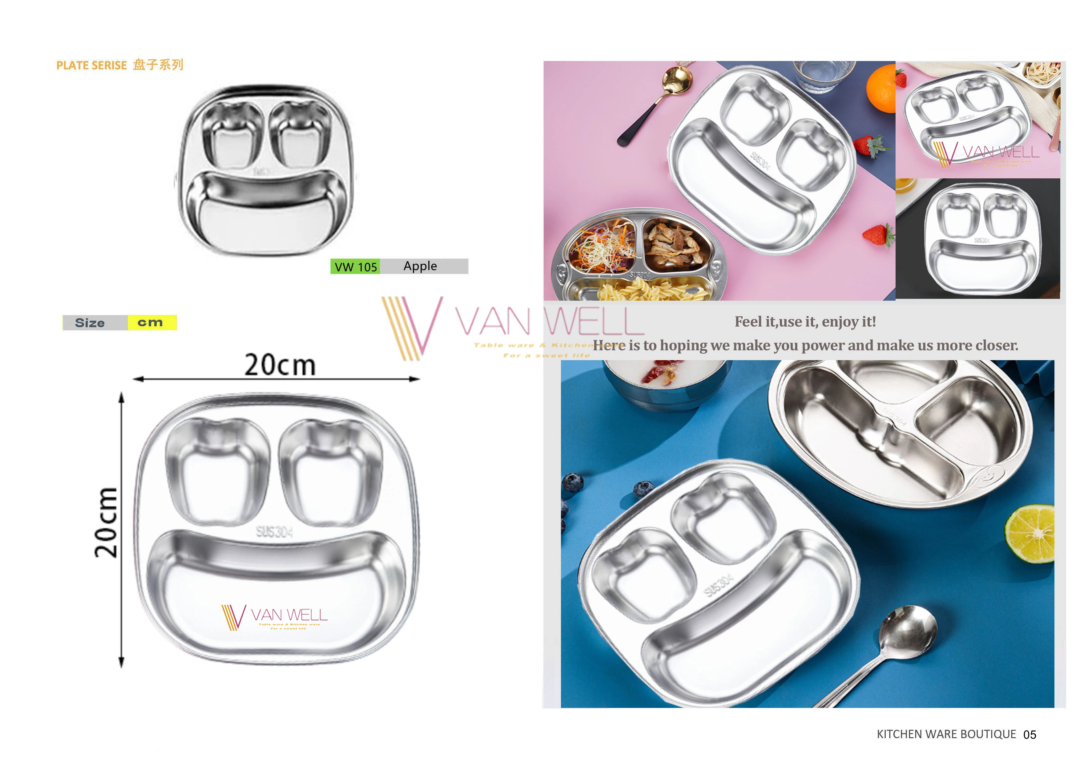 Отдельная тарелка, детская тарелка из нержавеющей стали 18/10, новинка 304, мультяшный металлический поднос для гравировки по индивидуальному заказу