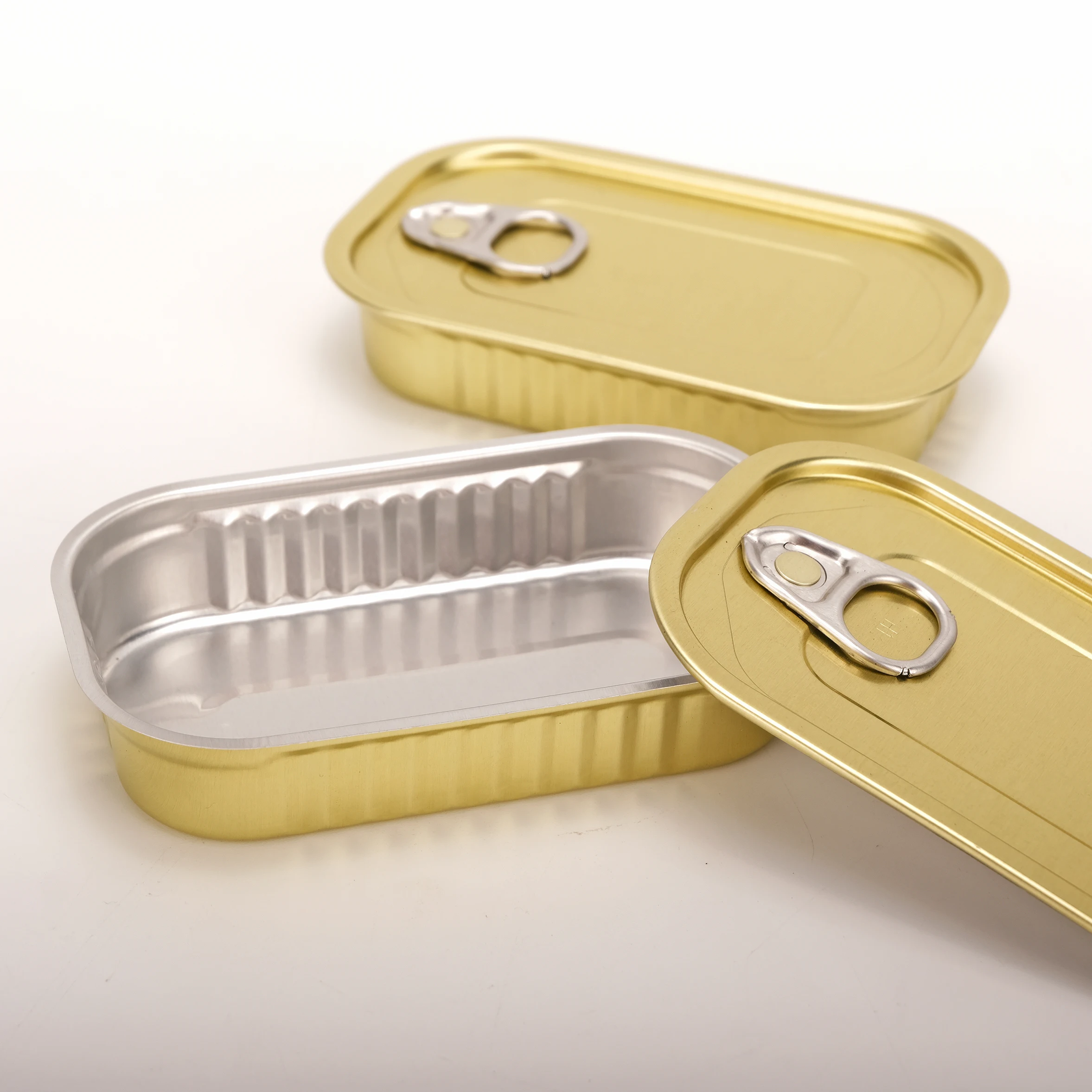 Wholesale 311# 125g 2-piece  Empty Food Grade Tin Can For Canning Tuna Sardine