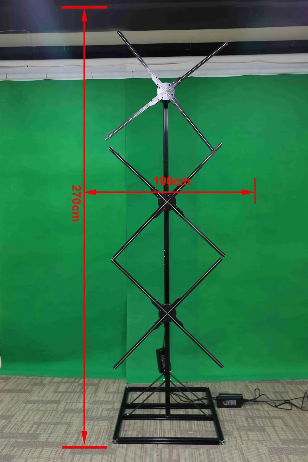 Hongsound 18CM 27CM 30CM 56CM 65CM 75CM 150CM 180CM 300CM hand bracket stand Wifi Cloud 3d Hologram LED Fan Holographic Display