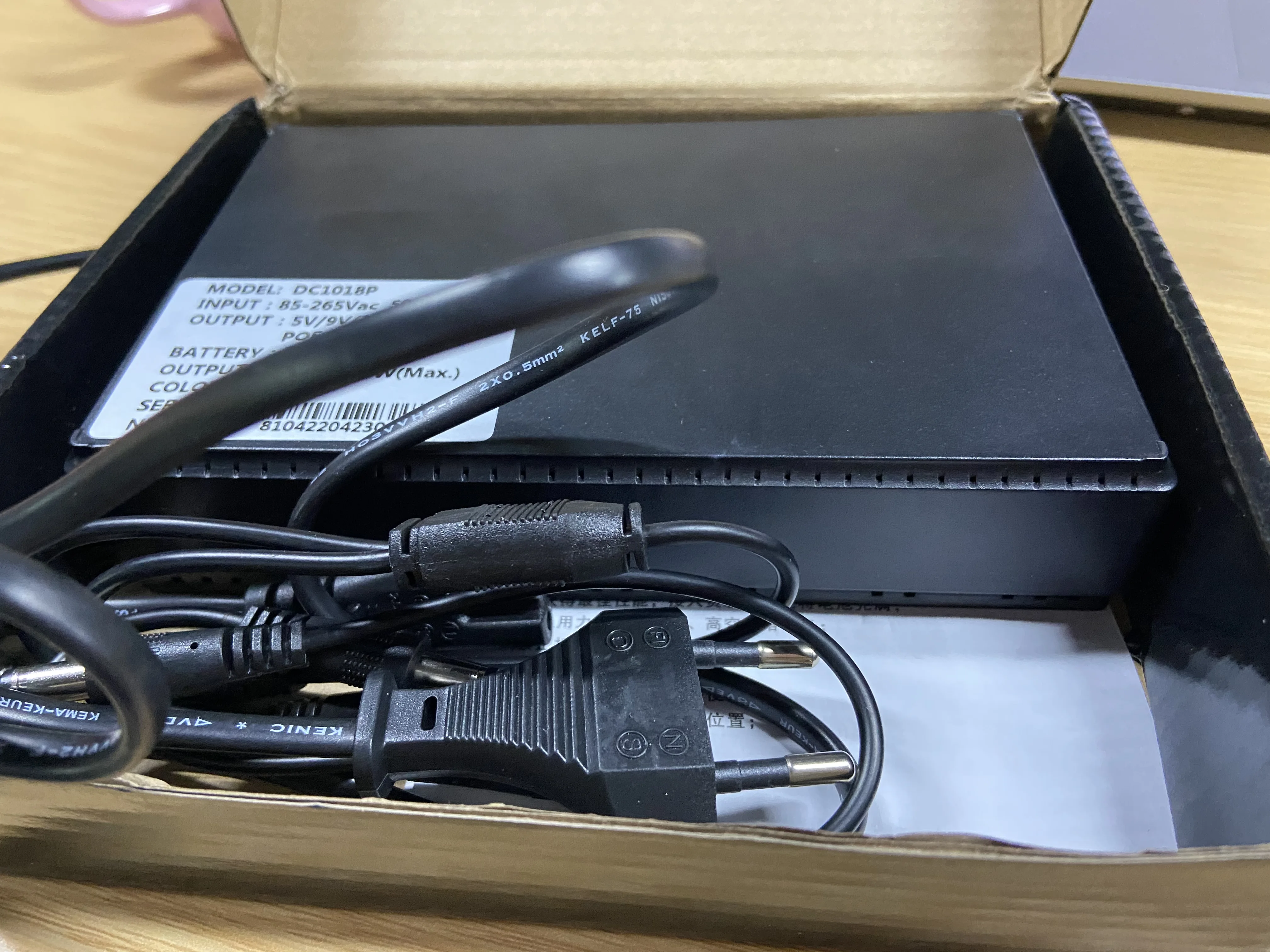 Mini ups multi output online mini ups for wifi router 5V DC 9V 12V mini ups