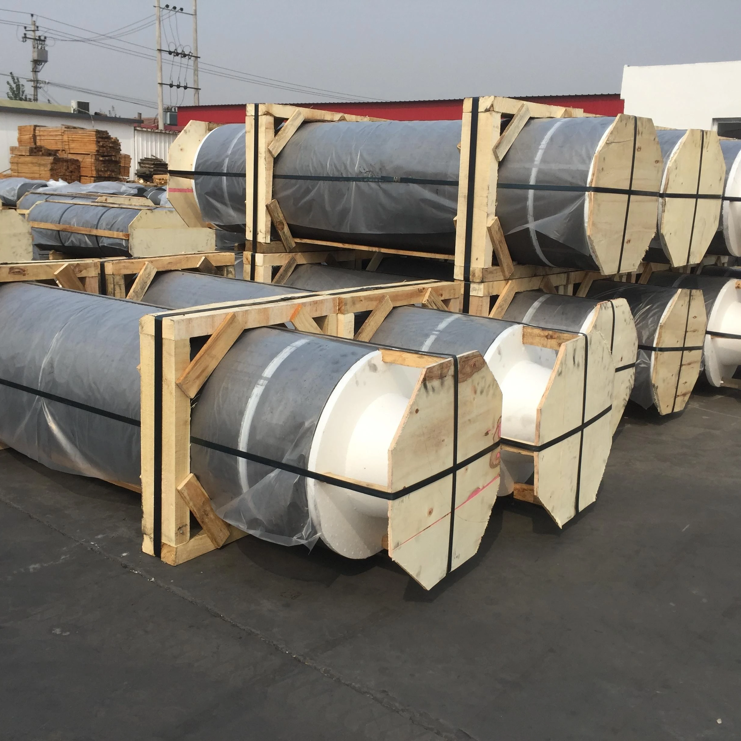 China Steel Manufacturer GE 450mm EAF Graphite Electrode UHP450 for Arc Furnace