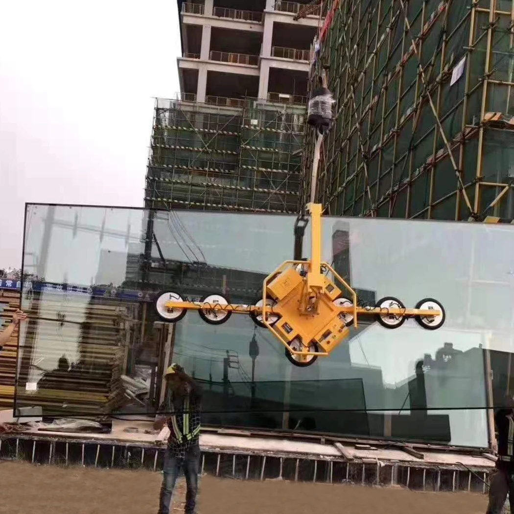 electric vacuum glass lifter 400kg glass material handling lifter manual glass suction cup vacuum lifter