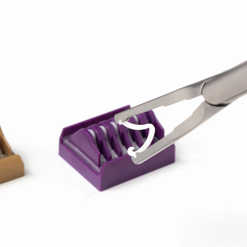 Good quality medical hemolock clips polymer ligating hemolok clips of laparoscopy