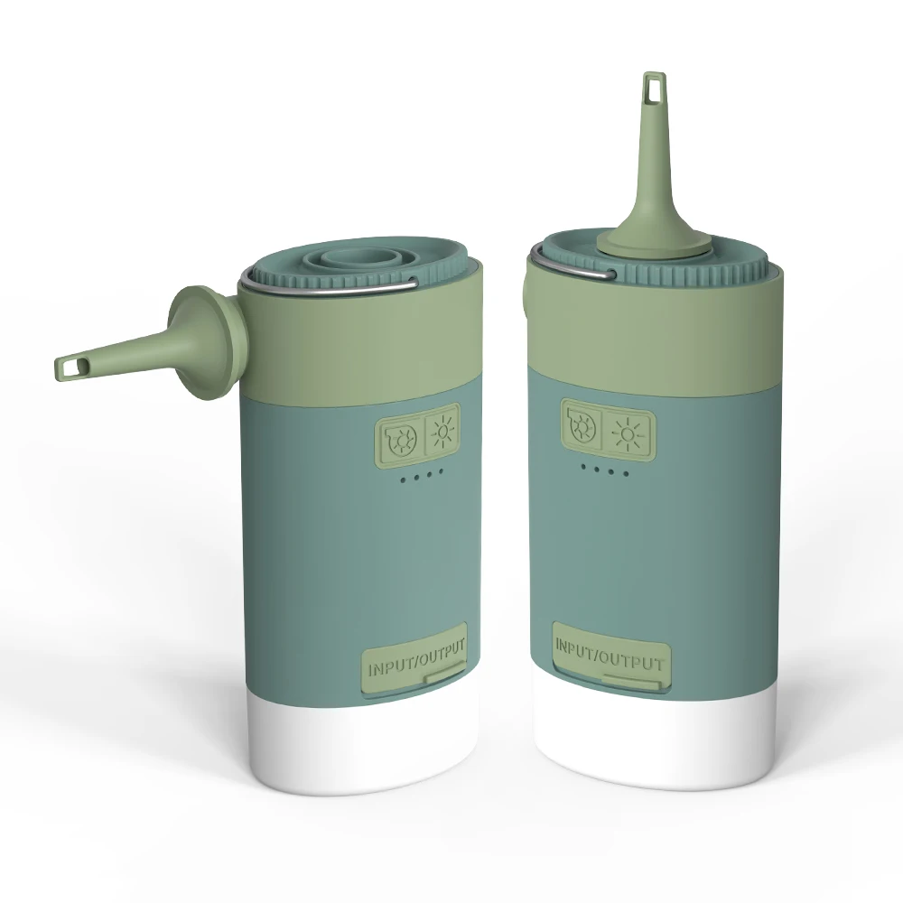 Новый 2023 мини портативный насос перезаряжаемый воздушный насос непромокаемый IPX4 4000 мАч Li батарея воздушный насос