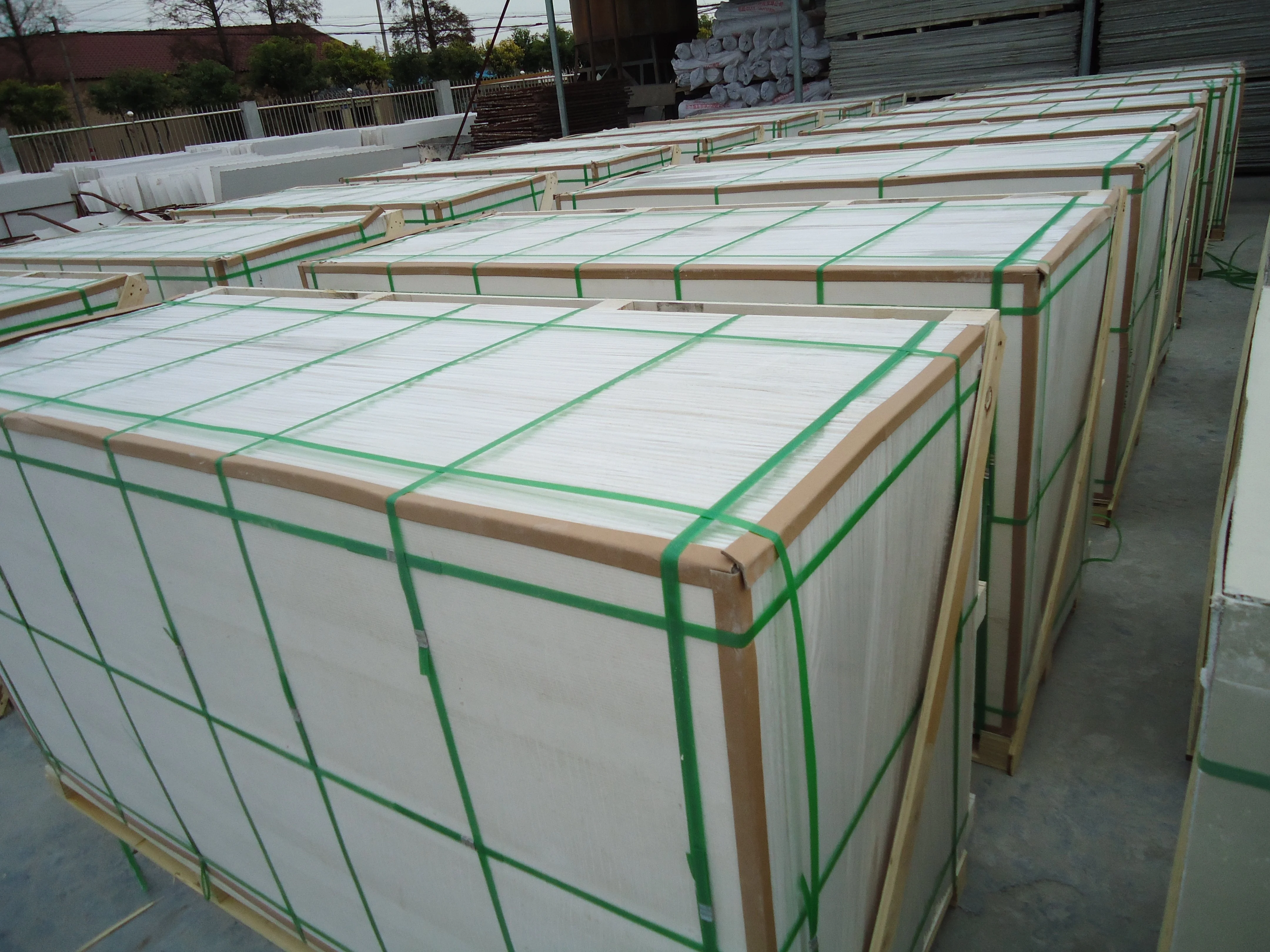 10mm Lightweight Fireproof Level A1 Glass Magnesium Oxide Wall Siding MGSO4 MGO Board