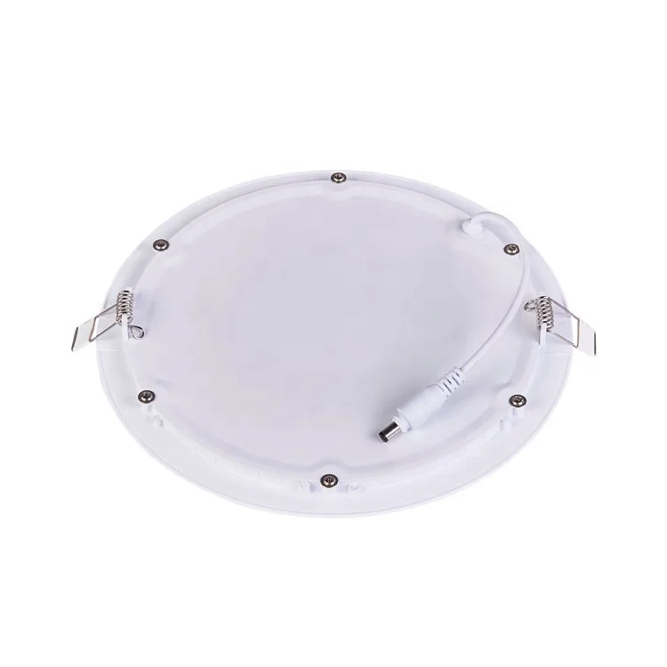 Banqcn 2024 High Lumen LED Panel Light Aluminum Slim Downlight 12W Recessed LED Light AC Power Supply Warm White Emission