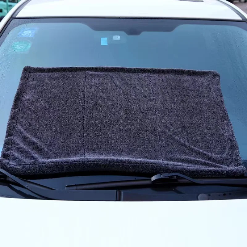 Micro Fiber Pile Auto Care Microfibre Detailing Microfiber Car Wash Cleaning Cloth Twisted large twist Loop drying Towel for car