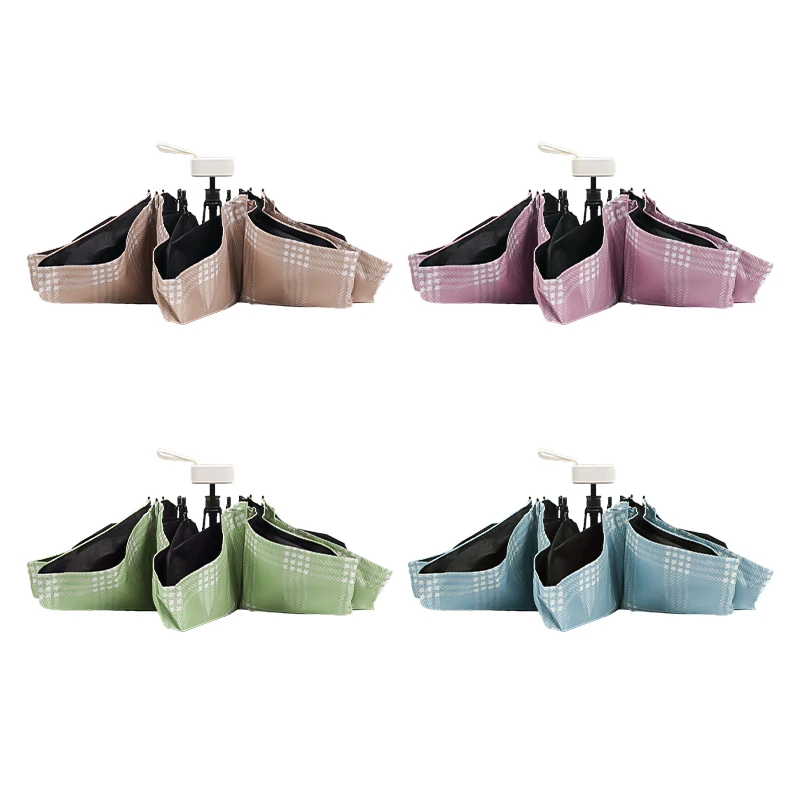 5 Fold Umbrella Personal Waterproof Mini Umbrella For Phone Small Women Small Gift Ladies Girls Light  Pocket Uv