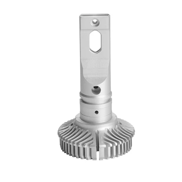 Auto Spare Parts Heat Sink CNC Machining Parts Custom Industrial Extruded Sunflower Car Light Accessories