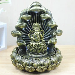 lord ganesh statue indoor water fountain hindu religious items