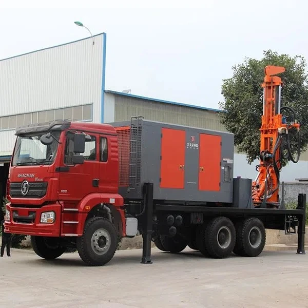 Bore Well Sino Truck Water Drilling Rig 300M Depht Water Boring Machine