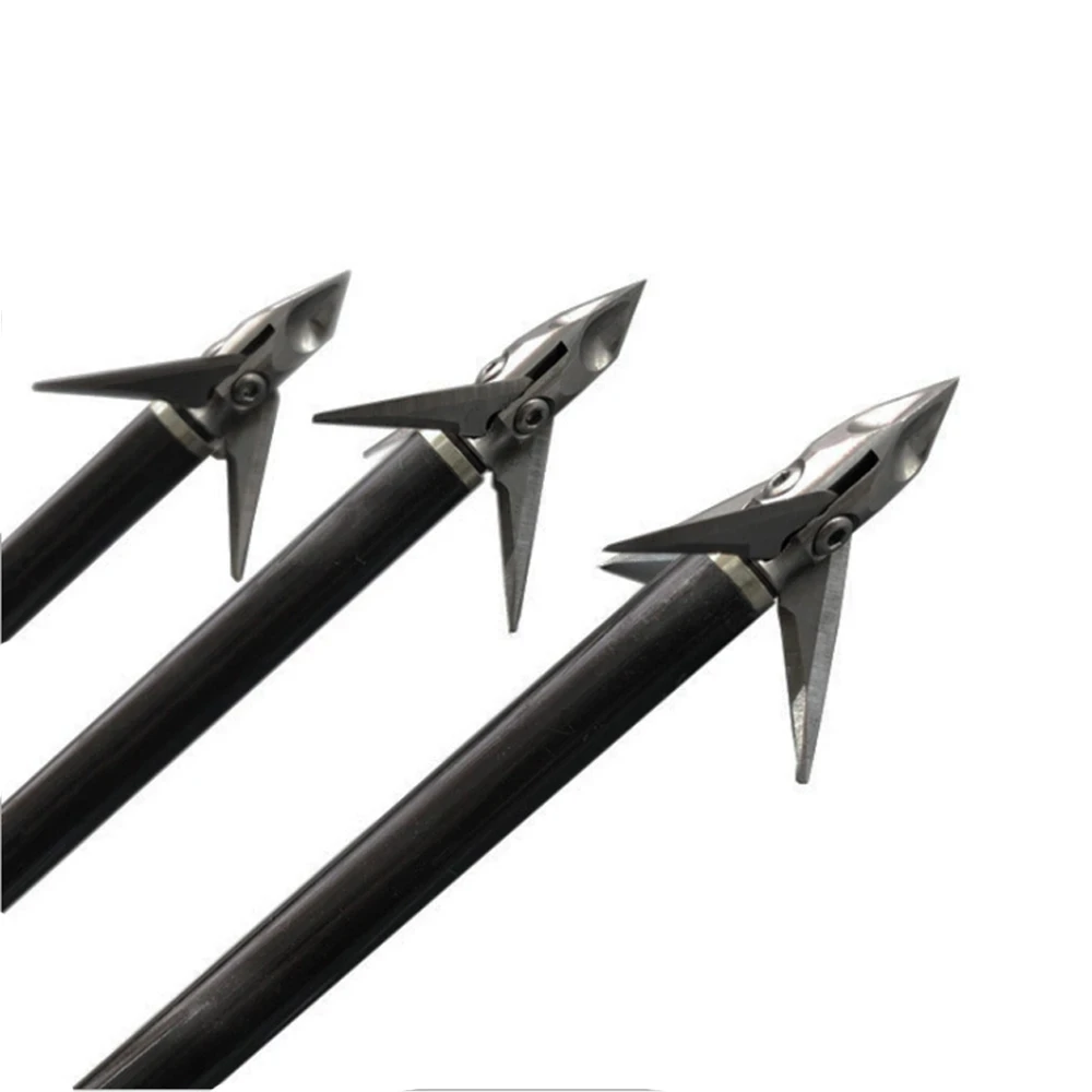 Archery Arrow Stainless Steel Ramcat Broadhead Arrowhead 100GR for Hunting