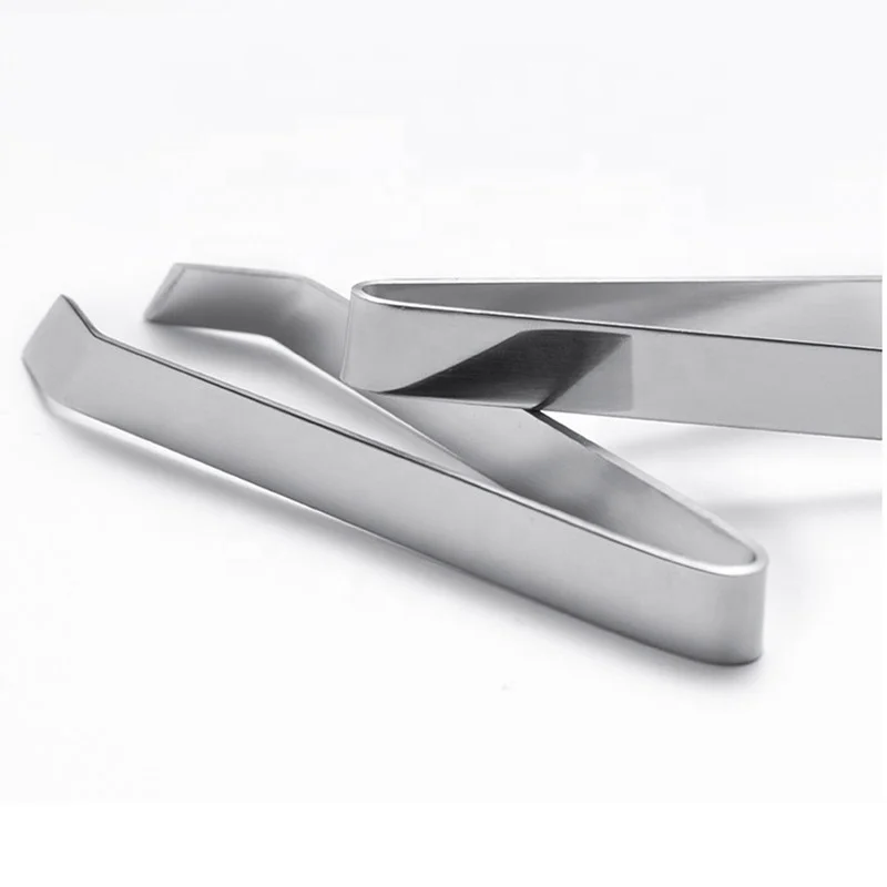 Kitchen Gadget Flat 430 Stainless Steel Pliers Salmon Remover Slanted Edge Fish Bone Tweezers