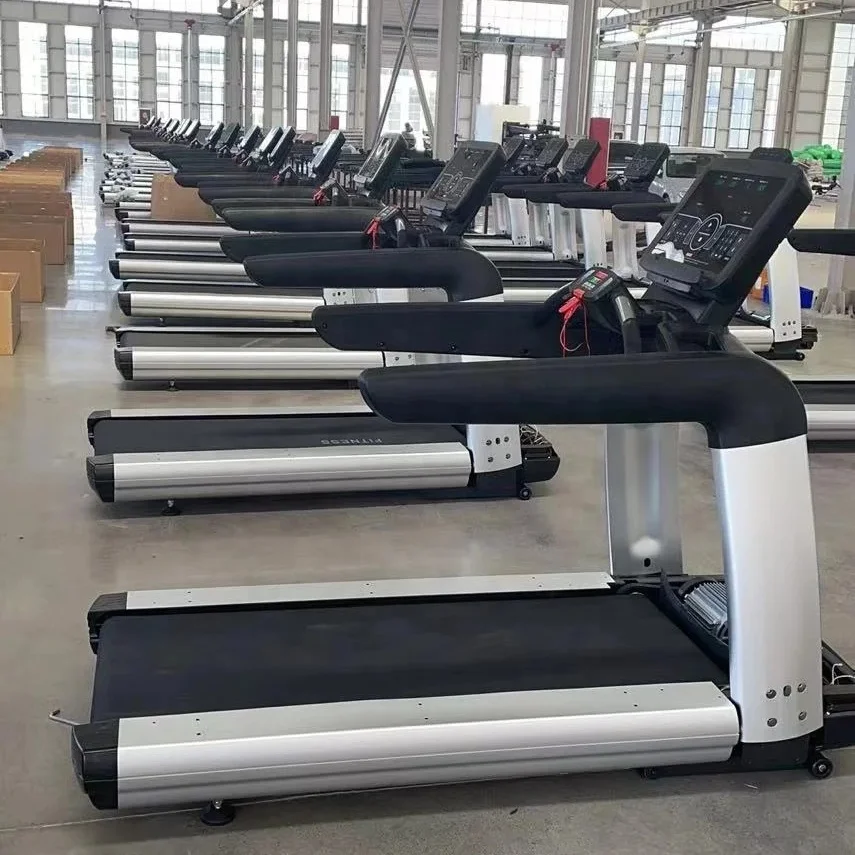 Luxury LCD Screen Motorized Running Treadmill Machine Fitness Exercise Electric Gym Commercial Treadmills