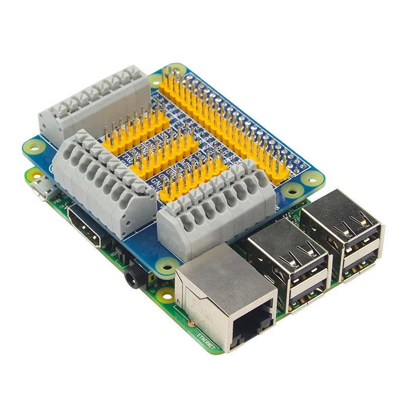Hot Sale GPIO Multi-Function Expansion Board For Raspberry Pi 4B 3B+ 3B IO Port Adapter With Fair Price