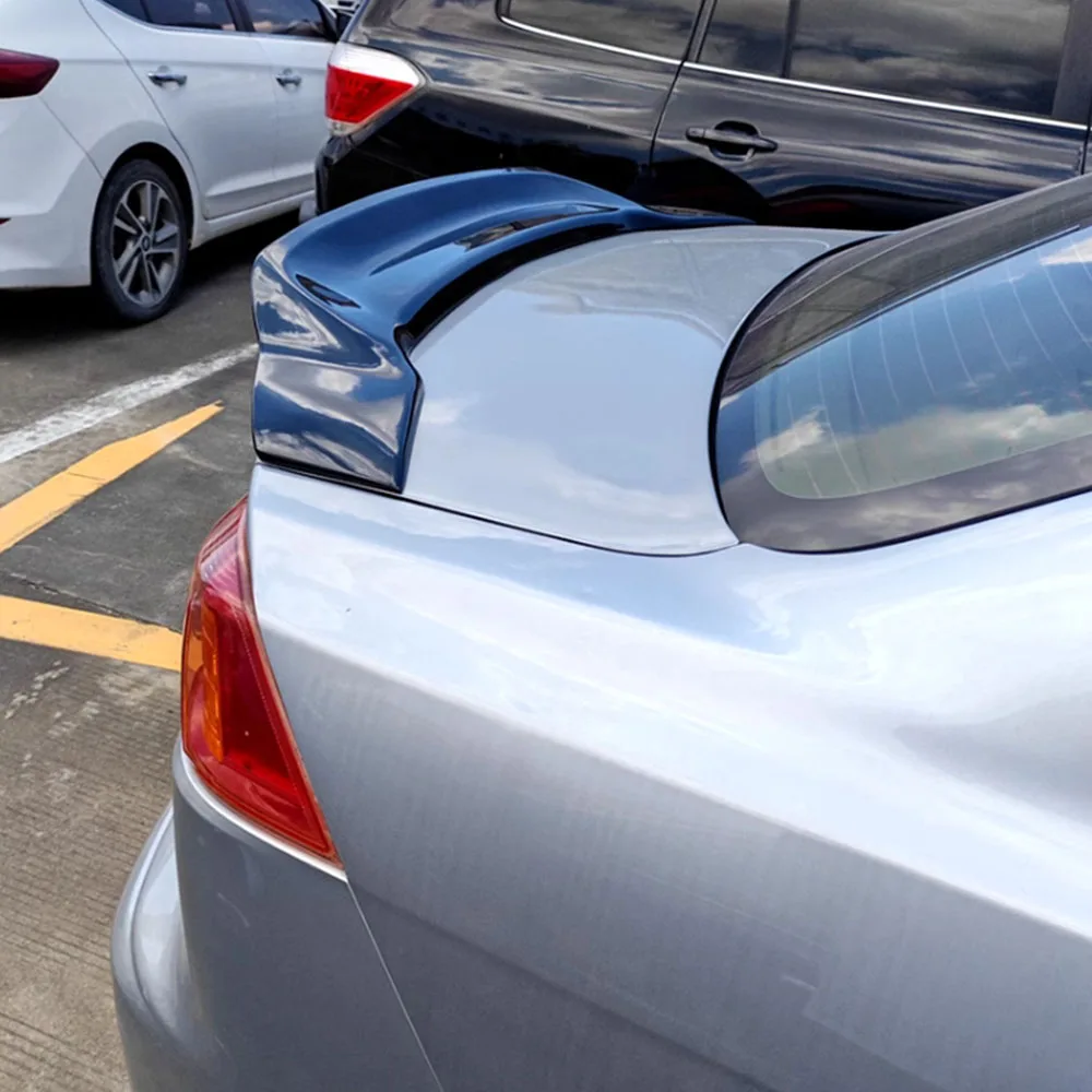 Carbon Color Spoiler For Mitsubishi Lancer EX High Quality ABS Material R Style Rear Wing Spoiler 2013-2018