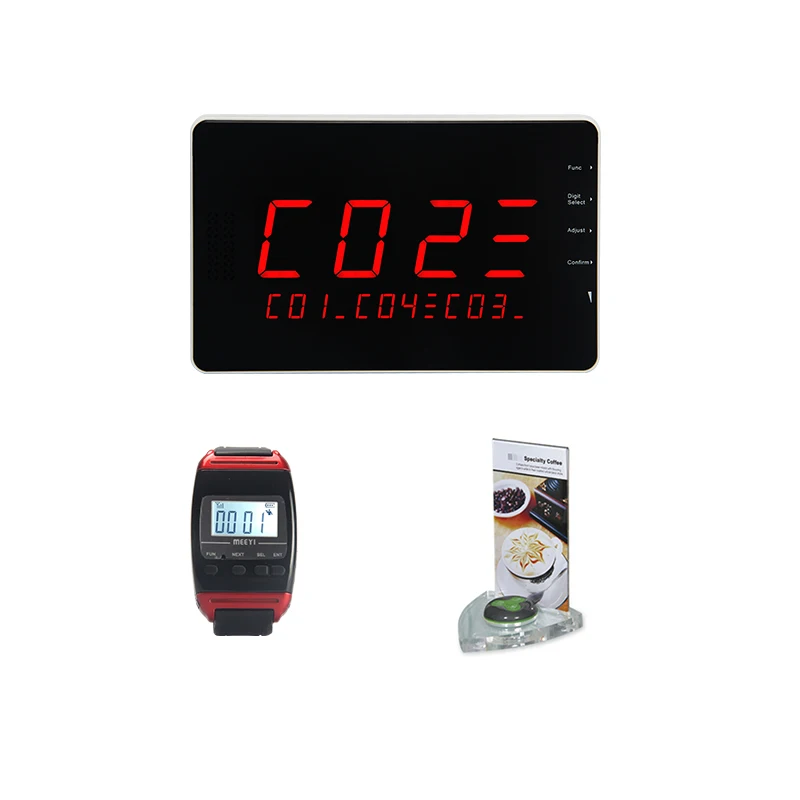 Wireless Restaurant Cafe Table Calling Buzzer Call Bell System