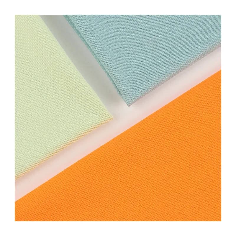 Knitted Mesh Sports Fabric 2023 New Spring/Summer High Quality Quick Dry Breathable T-Shirt Fabric