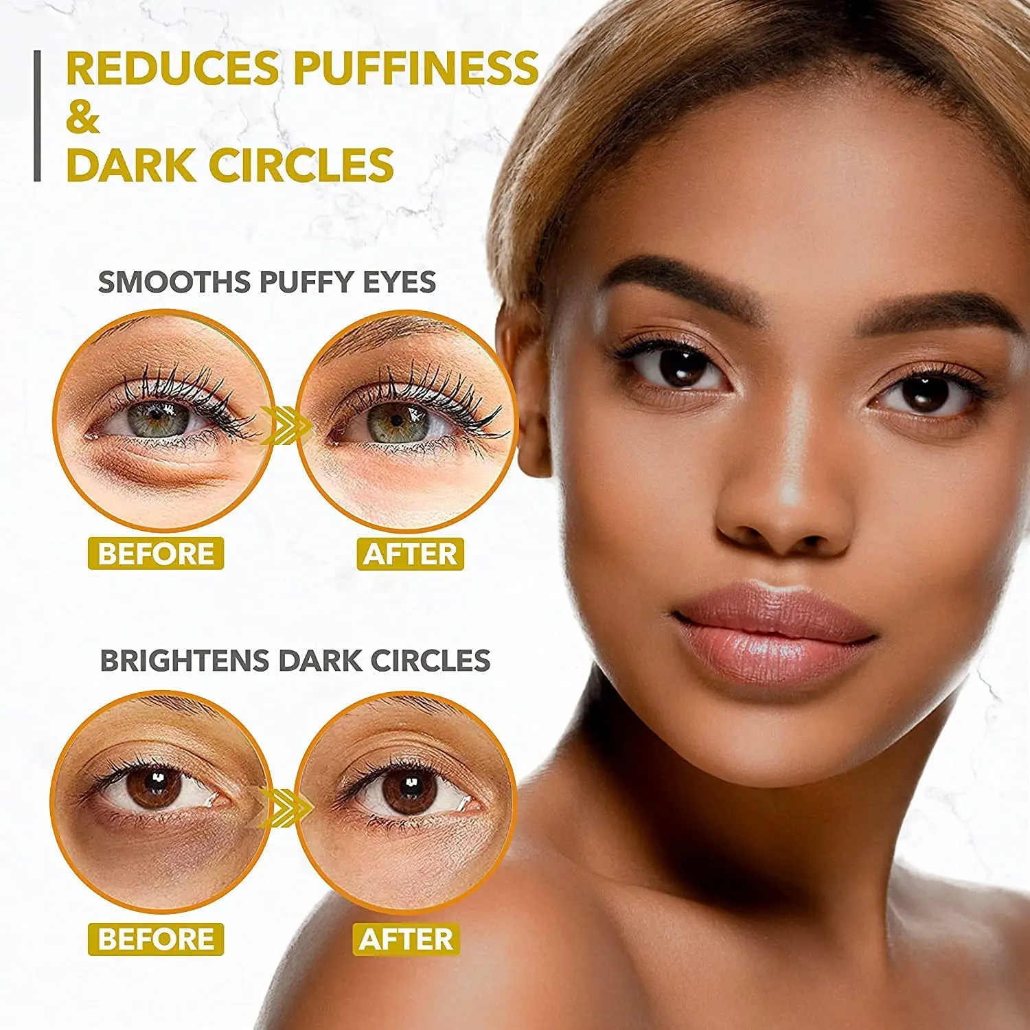Eyes Care 24k Gold Anti Party Prep Sleep Eye Patches Noticeable Lift FaceGym Stem Cell Collagen Eye EMS Mask
