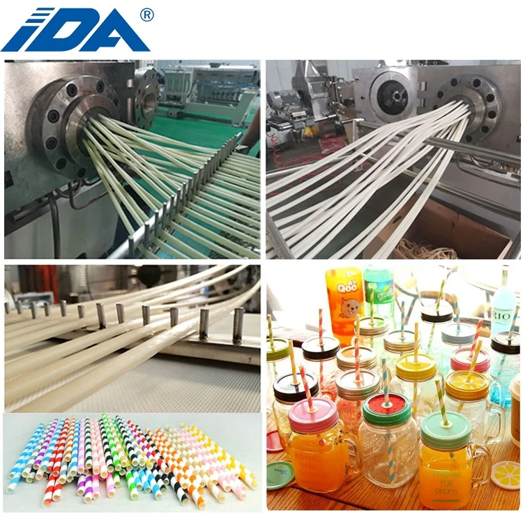 IDA Fully Automatic Honey Straw Filling Machine Rice Straw Plate Making Machine Straw Rope Making Machine