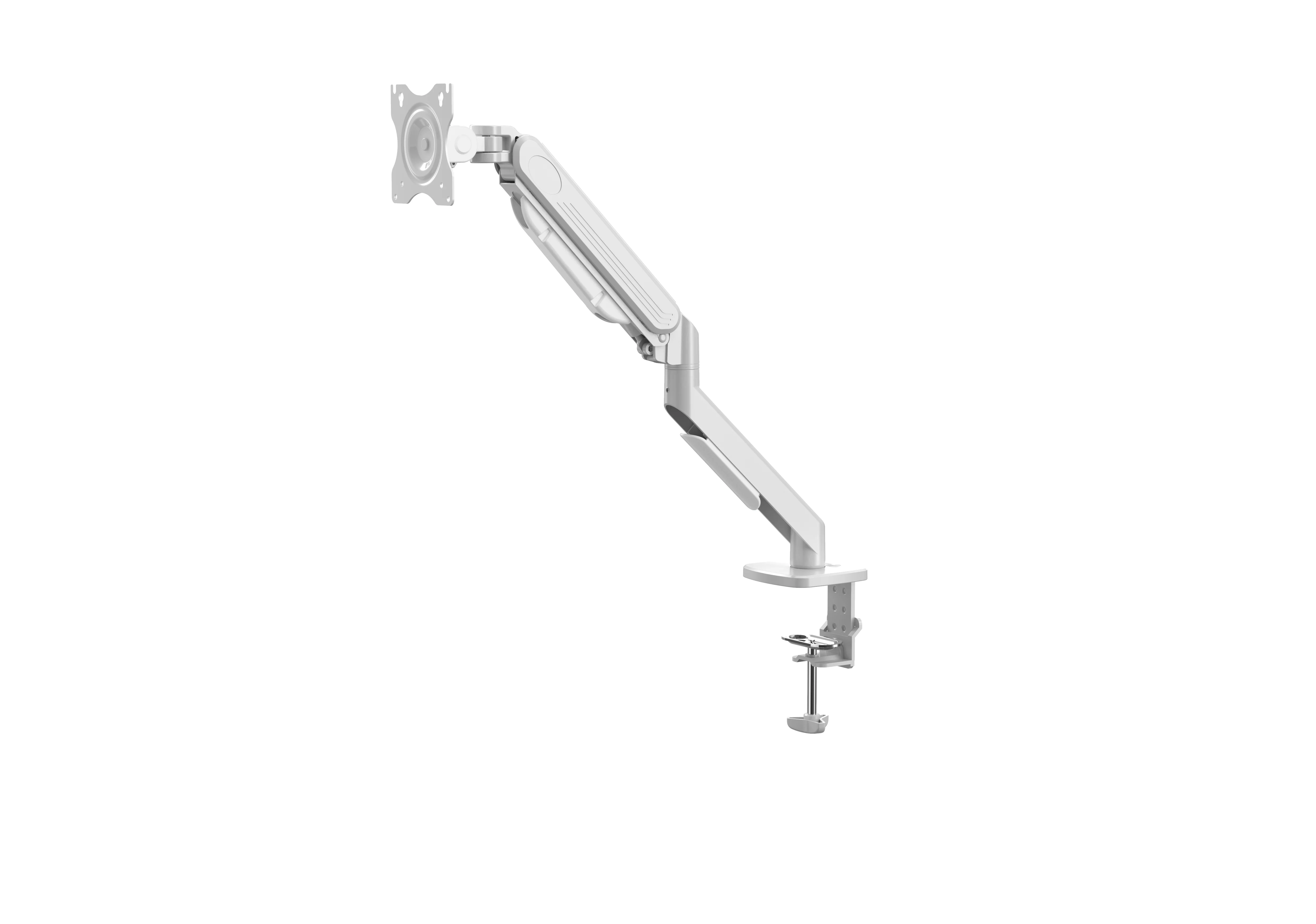 JLT Furniture House Height Adjustable Computer Monitor Stand for 13-32 Inches Desk Single Monitor Arm
