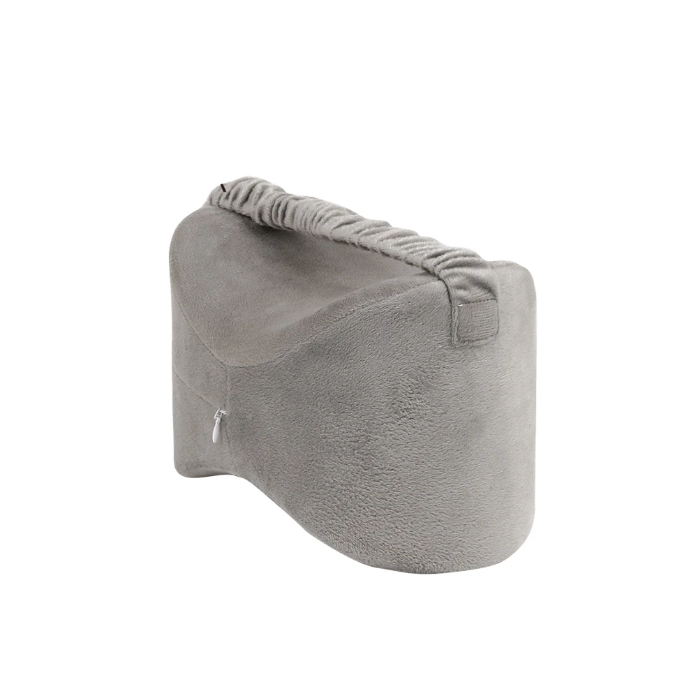 Hot Selling Memory Foam Wedge Shape Orthopedic Leg Pillow Pregnancy Relax Knee Pillow