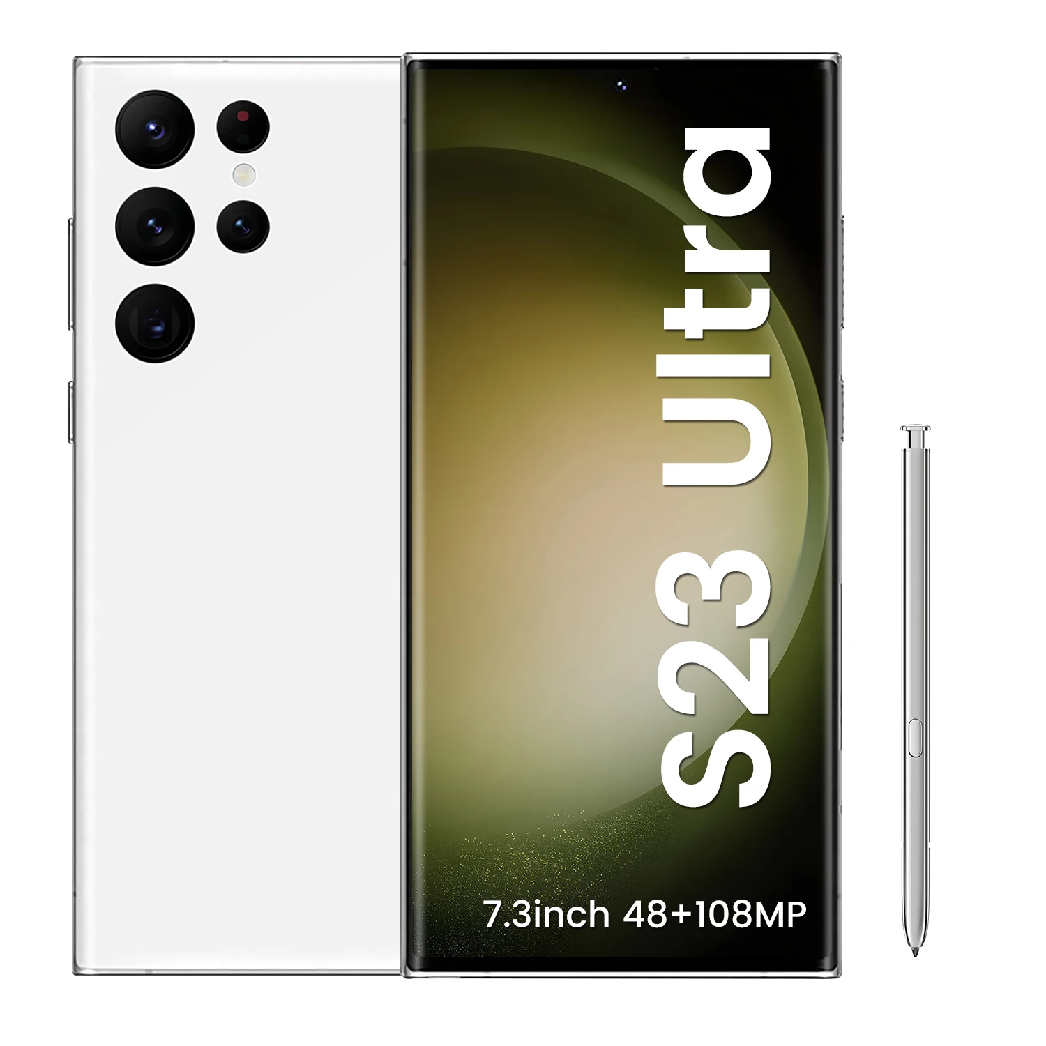 2024 новый телефон S23 Ultra withbuiltin Pen Android 12 смартфон премиум мобильный с беспроводным микрофоном