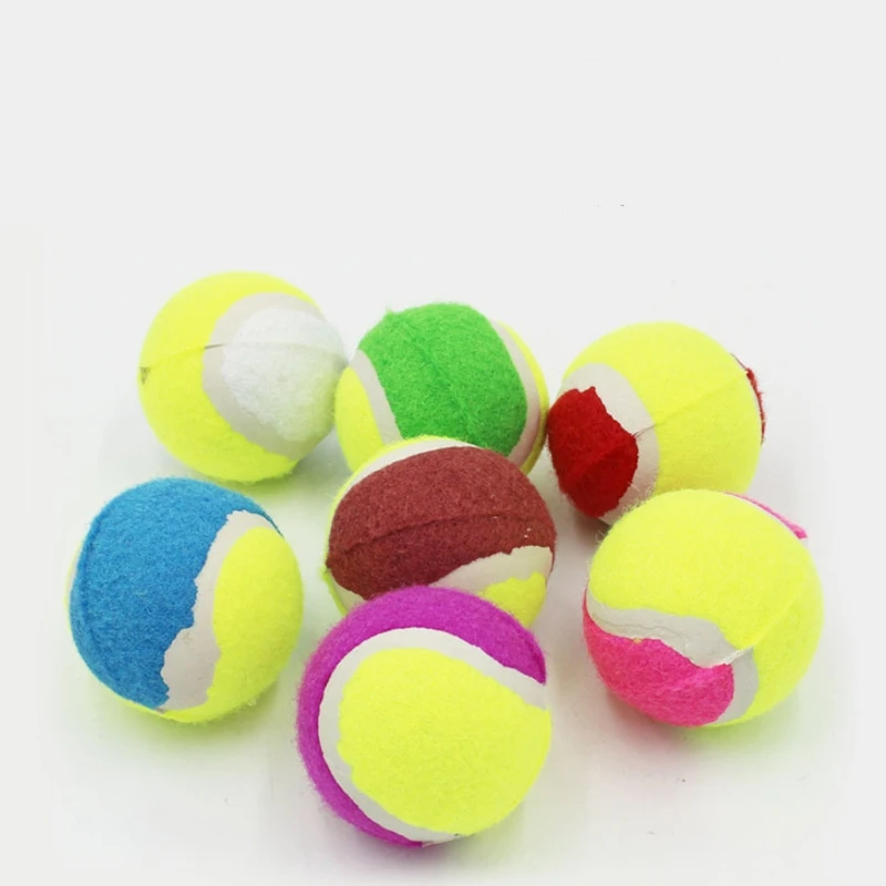 MINI Tennis Balls for Dogs (Pet Balls for Exercise & Training) Dog Interactive Toys work with MINI Dog Ball Launcher