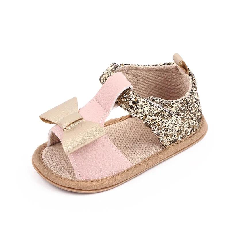 2024 New summer 0-2 years old infant flower baby girl sandal shoes oem soft sole toddler sandals