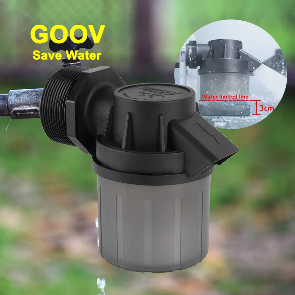 GOOV CE Certified and Save Water Float Valve for Water Tank 1.5